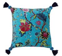 Riva Home - Housse de Coussin Arbre de Vie (50 x 50cm) (Bleu)
