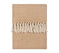 Riva Home Jeté à Pompons en Coton Yard Lorne