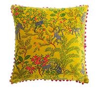 Riva Home Menagerie Housse de coussin 100 % coton Citron Curry 45 x 45 cm