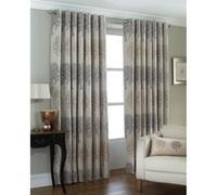 Riva Home Oakdale - Rideaux à imprimés arbres (Taille 6: 229 x 137cm) (Argent) - UTRV1089 Multicolore G