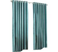 Riva Home Wellesley Rideaux à œillets RV952 (229x229cm) (Bleu pigeon)