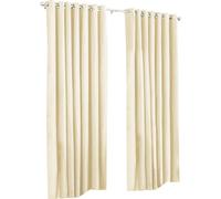 Riva Home Wellesley Rideaux à œillets RV952 (229x229cm) (Naturel)