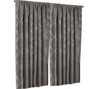 Riva Home Winchester Rideaux à plis RV963 (229x229cm) (Moccha)