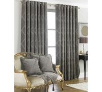Riva Home Winchester Rideaux avec œillets RV967 (229x229cm) (Moccha)