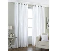 Riva Paoletti Fidji Ringtop Eylet Rideaux, Blanc, 229 X 183 Cm