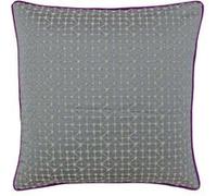 Riva Paoletti - Housse de coussin Pimlico (45x45cm) (Gris/ Rouge) - UTRV1244 Gris/ Rouge