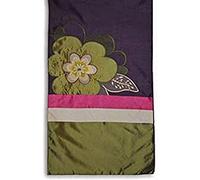 Riva Paoletti Kyoto Aubergine Chemins De Table 40 Cm X 200 Cm, Polyester, 40 X 200 Cm