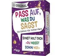 riva Pass Auf, Was du sagst - Die Edition für Potter-Fans : Sonst Holt Dich »du weißt Schon wer« | Das Original. Tolles Gift für Alle Potterheads. AB 12