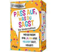 RIVA Pass Auf, Was du sagst : Wer bei diesem Spiel »Ja«, »Nein« Oder »Vielleicht« SAGT, verliert ! - Die Kinderedition