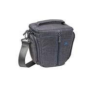 RIVACASE 7501 Sac Revolver Gris, Canvas