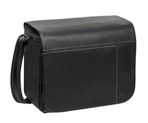 Rivacase 7630 SLR Sac Messenger Noir - Étuis et Housses d’appareils Photo (Sac Messenger, Universel, DSLR Cameras, Sangle épaule, Noir)