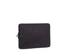 Rivacase 7703-BLACK Housse Ordinateur Portable 13.3" Polyester Noir, Dimensions Internes 335x235x25mm, Résistant Poussière/Rayures, 345x240x30mm