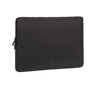 RivaCase 7705 Étui pour Ordinateur Portable Noir 15.6'' | Housse imperméable pour ordinateur portable et MacBook - Pour le travail, l'université et les voyages