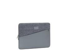 Rivacase 7903-GREY Housse 13.3" Polyester/Polyéthylène Gris, Compatible iPad Pro 12.9/MacBook Air/Pro 13, Dimensions Internes 325x20x235mm, 240g