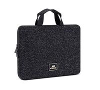 Rivacase 7913 Pochette Laptop 13.3, Noir, avec poignées