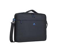 Rivacase 8087 16" Sac Messenger Noir - Sacoches d'ordinateurs Portables (Sac Messenger, 40,6 cm (16"), Sangle épaule, 690 g, Noir)