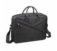 Rivacase Sacoche pour ordinateur portable ECO imperméable multifonction 15,6" Noir