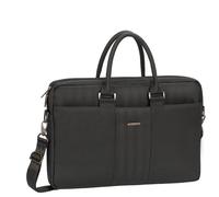 Rivacase Sacoche en simili cuir 8135 pour ordinateur 15,6" Noir
