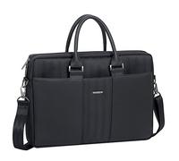 Rivacase Sacoche en simili cuir 8135 pour ordinateur 15,6" Noir
