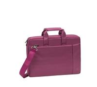 Rivacase 8231-VLT Sac Messenger 15.6" Polyester Violet, Compartiment Tablette, Sangle Épaule Amovible, 395x70x295mm, Compatible Macbook Pro 15"