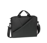 Rivacase 8730 Sac Messenger 15.6" Noir Polyester, Compartiment Tablette, Poche Zippée, Sangle d'épaule amovible, 410x50x315mm, RIVA-8730-GREY