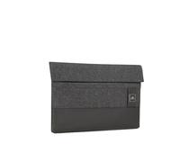 Rivacase 8805 Housse 16" Noir Mélange - 40.6cm, Polyester/Polyuréthane, Compatible MacBook Pro 16", Poches Avant/Arrière, 390x290x20mm