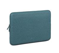 RIVACASE ECO Housse pour Ordinateur Portable 13,3-14" - 34,5 x 24 x 3 cm - Housse pour Ordinateur Portable pour Homme et Femme - Housse imperméable pour MacBook - Sac d'ordinateur pour Le Travail,