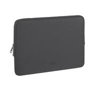 Rivacase ECO Housse pour ordinateur portable 14" compatible avec MacBook Pro 14" - Sac multifonction imperméable pour homme et femme - Housse de protection pour affaires, voyages, université, noir