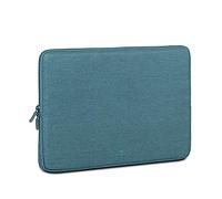 RIVACASE ECO Housse pour Ordinateur Portable 15,6" - 39,5 x 27,5 x 3,5 cm - Housse pour Ordinateur Portable pour Homme et Femme - Housse imperméable pour MacBook - Sac d'ordinateur pour Le Travail,