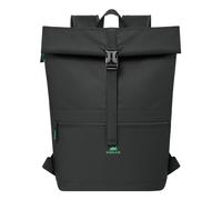 Rivacase Gremio sac à dos City backpack Noir Polyester, Polyéthylène téréphtalate recyclé (rPET)