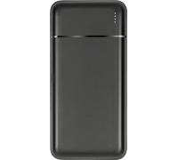 Rivacase, Powerbank 20000mAh 2 USB-A/USB-C QC 3.0/PD 22,5W avec 4 indicateurs LED, noir
