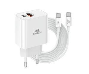 Rivacase PS4102WD4 chargeur d'appareils mobiles Smartphone Blanc Secteur Charge rapide Intérieure