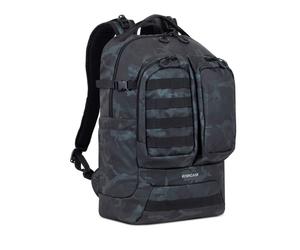 Rivacase Sherwood sac à dos Camouflage, Marine Polyester, Polyuréthane