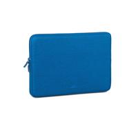 Rivacase Suzuka 7703 Housse 14" Aqua - Polyester recyclé, 345x240x30mm, Compartiment 335x235x25mm, Résistant à l'eau & rayures, Fermeture éclair