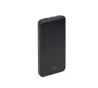 Rivacase VA2531 Power Bank 10000mAh LiPo Quick Charge 18W USB-A/C Noir pour Smartphone