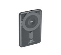 RIVACASE VA2607 Magsafe Qi Batterie externe sans fil 15 W avec fonction de charge rapide QC/PD 22,5 W 5000 mAh, 2 câbles intégrés, compatible avec iPhone, Apple Watch, Samsung, Xiaomi, etc.