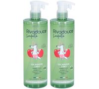 Rivadouce Gel Douche 3-En-1 Cerise Sur le Gâteau 2x400 ml