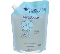 RIVADOUCE Gel douche Coton & Amande 3en1 - Ecorecharge doypack 750ml Douche 750 ml