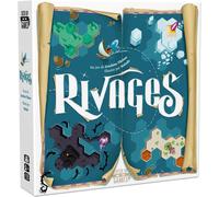 Rivage - Jeu D'exploration - Jeu À Cocher - De 1 À 5 Joueurs - Dès 8 Ans - Tactique, Stratégie Et Réflexion - Version Française - Catch Up Games -