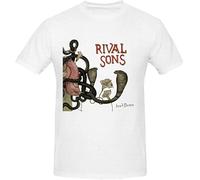 Rival Sons Head Down Men Tee Shirts Manches Courtes(3X-Large)