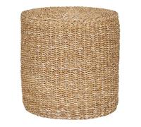 AltoBuy RIVALIA - Pouf en jonc de mer Naturel tressé Ø40cm