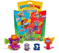 Superthings Série Rescue Force - Pack 6 De 6 Ce Pack Comprend 4 Figurines Superthings Collectionner 1 Capitaine Argenté Surprise Et Un Superthing Avec Effet Chromé 1 Rescue Jet Et 1 Jump Wing