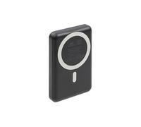 Riva Case Rivapower VA2604 - Banque d'alimentation sans fil - MagSafe, QI, avec support - 10000 mAh - 37 Wh - 20 watt - 4.5 A - PD, QC 3.0 - 2 connecteurs de sortie (USB, USB-C) - sur le câble : USB-C