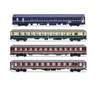 RIVAROSSI 1/87 MODÉLISME FERROVIAIRE FS DBNS 4X VOITURES ITALIE-PAYS-BAS EP V