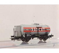 Rivarossi HR 6707 HO Wagon Wagon-Citerne 2 Essieux à Griffes VERMOUT Bianco