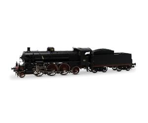 Rivarossi HR2914S FS, Locomotive à Vapeur GR, 685 2e série, chaudière Courte, s phares, ép, III, avec décodeur sonore DCC,