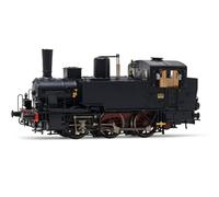 Rivarossi - HR2917S - Locomotive à Vapeur, FS GR835 avec Lampes à Huile EP III Modèle Sonore DCC Railwayloco, Vapeur