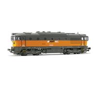Rivarossi - HR2928S - AWT Locomotive Diesel à 4 Essieux Série D7537 Gris Orange Dcc Loco, Diesel