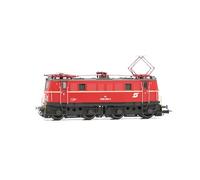 Rivarossi - HR2938 - ÖBB, Locomotive Électrique 1040 003, Livrée Vermillon avec Une Ligne de Décoration, Ventilateur Ancien, Toit Bas, Marches Avant, Ép. Locomotive V, Diesel