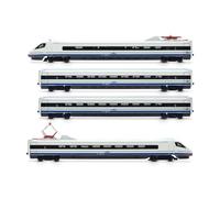 Rivarossi HR2963S Cisalpino, livrée ETR 470 d'origine avec Bande Rouge à l'avant, Coffret de Base de 4 unités, ép. V, avec décodeur sonore DCC. Locomotive et Voitures de Chemin de Fer.